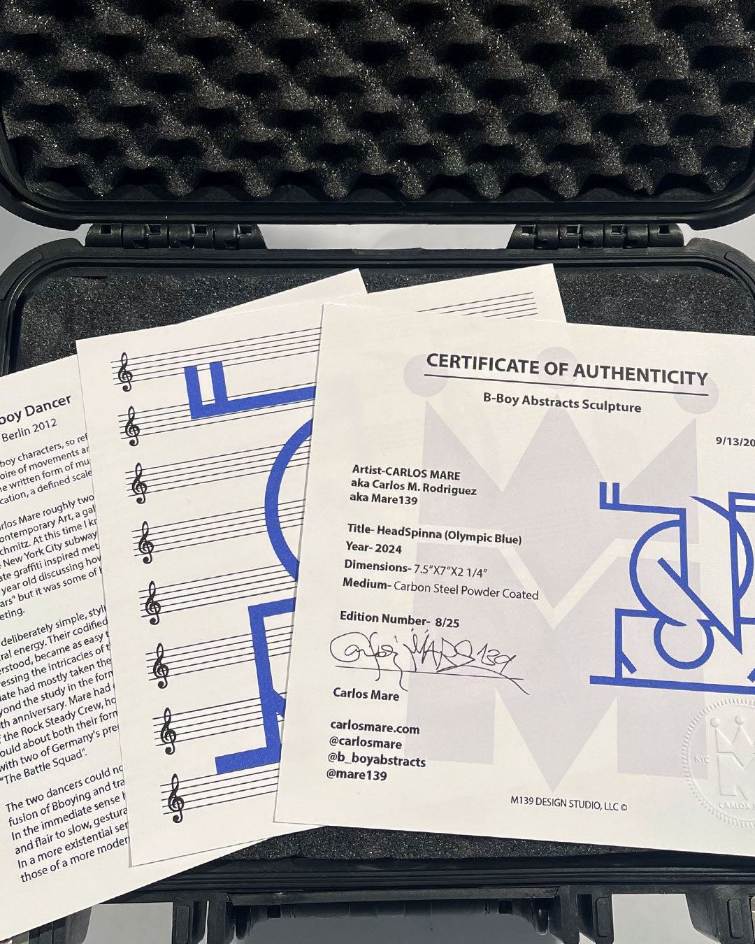 Olympic Blue HeadSpinna